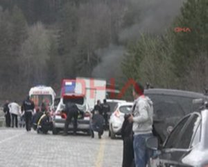 Ərdoğanın korteji ağır qəza törətdi