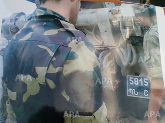 Əsir erməni Şəmkir hərbi birləşməsinə aparılıb — FOTOLAR