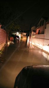 Keşlədə evləri su basdı - Jurnalist "Azərsu"ya "od püskürdü" - Foto