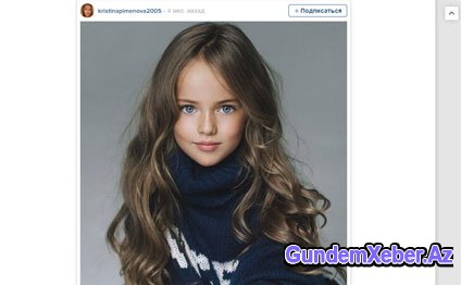 9 yaşlı dünya gözəli (FOTO)