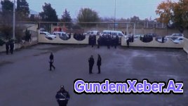 Səlim Müslümov İmişlidə polis nəzarəti altında qəbul keçirdi...