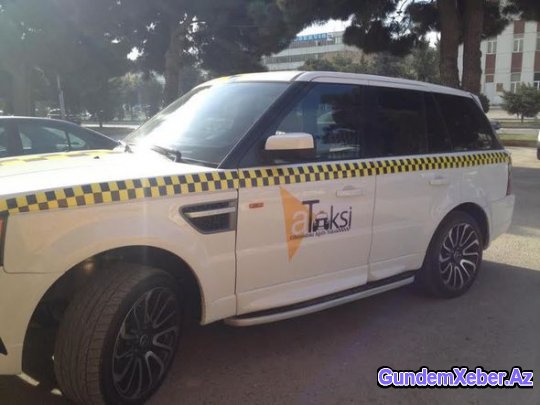  Bakıda “Range Rover” taksi oldu