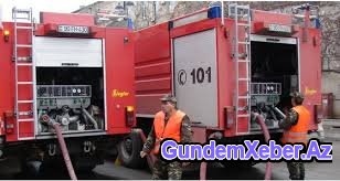 Bakıda 3 otaqlı ev yanıb.
