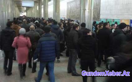 Bakı metrosunda ölüm (FOTO)