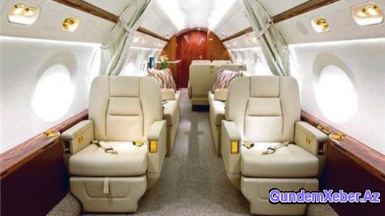 Zərrabın 58 milyonluq "Gulfstream G550" təyyarəsi (FOTO)