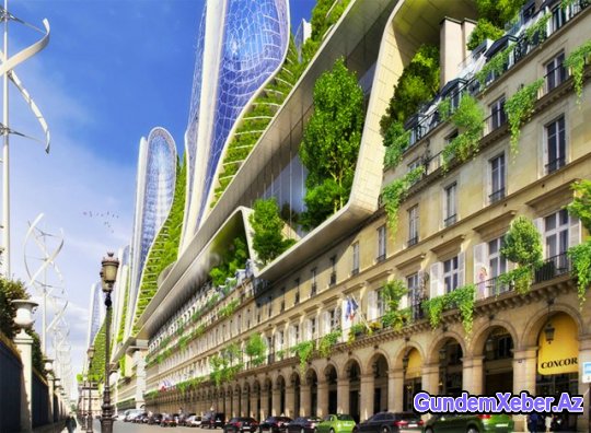 Fransa paytaxtı 2050-ci ilə qədər belə olacaq (FOTO)