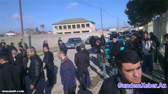 Hövsanda kütləvi aksiya: bir nəfər öldü - FOTO