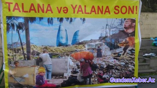Bakıda bahalaşma əleyhinə mitinq keçirildi - FOTOLAR