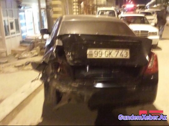 Bakıda ağır qəza -10 maşın toqquşub, ölən var - FOTO