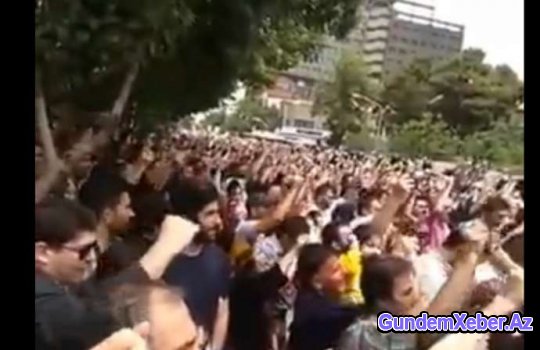 İranda Türkiyə əleyhinə aksiya - "Məhv olsun faşist Türkiyə" - VİDEO