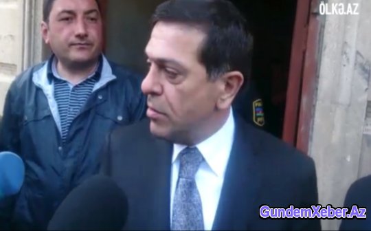 Binəqədi İH başçısı yanan binada — VİDEO