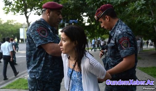 Ermənistanda mitinq belə dağıdıldı - VIDEO Ermənistanda mitinq belə dağıdıldı - VIDEO