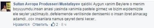 "Space"in aparıcısı ilə prodüser arasında şok "Facebook" yazışması FOTO