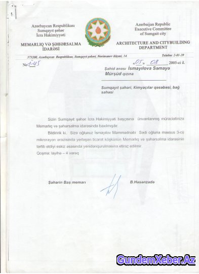 Cənab Prezident,Sumqayıtı bu “dəstə”dən xilas edin!