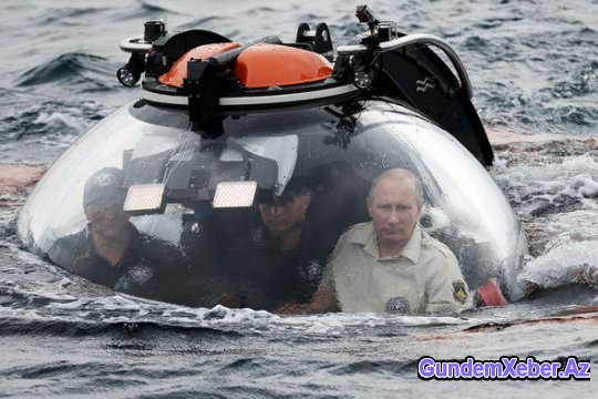 Putin Qara dənizin dibinə düşdü - FOTO + VİDEO