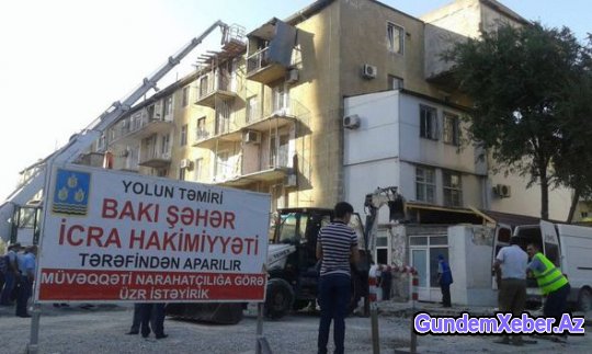 Bakı Meri Yasamalda söküntü işlərinə başladı