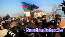 Mingəçevirdə köçkün ailələri aksiya keçirir