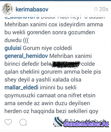 Müğənni Kərim Mehriban Xanlarovanın elə fotosunu paylaşdı ki, "Heci Xanim..." - Biabırçı foto