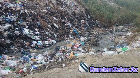 Qaradağ İcra Hakimiyyətinin bir addımlığında olan “zibil poliqon”u -FOTOLAR