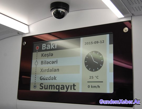 Bakı-Sumqayıt qatarlarında gediş havayı olacaq - FOTO