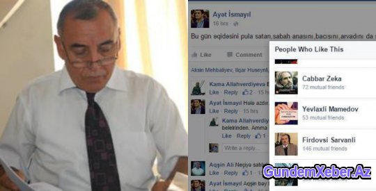 Əxlaqsız statusu bəyənən universitet müəllimi – Eldar Hüseynov