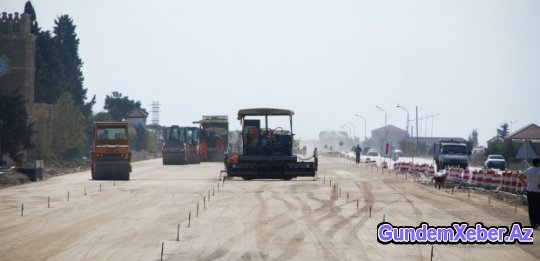 Bakıda 6 hərəkət zolaqlı yol salınır