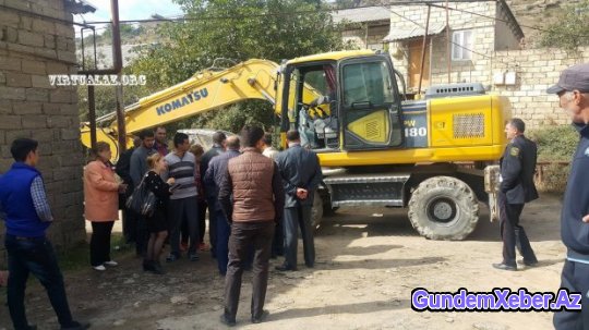 Zığda məmurlarla qarşıdurma: bir ev söküldü, intihar anonsu verildi