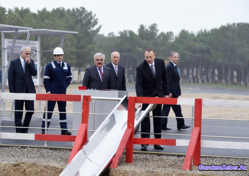 Prezident İlham Əliyev Sumqayıtda iki zavodun açılış, bir müəssisənin təməlqoma mərasimlərində iştirak edib - FOTO