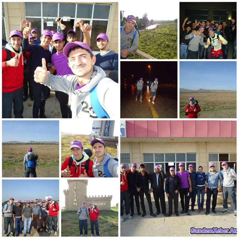 Gənc marafonçular Azərbaycanın şimal sərhəddindən cənub sərhədinədək qaçdılar
