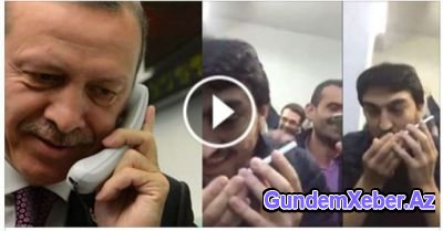 Çayçının telefon zənginə Ərdoğan cavab verdi - VİDEO