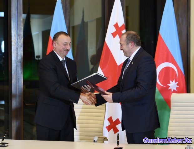 Azərbaycan və Gürcüstan prezidentləri bəyanat verdilər