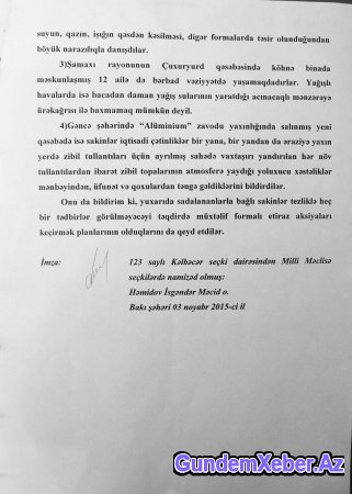 İsgəndər Həmidov dövlət qurumlarına müraciət etdi