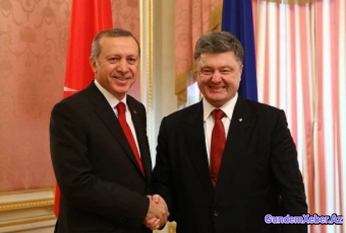 Poroşenko Ərdoğanla görüşdü