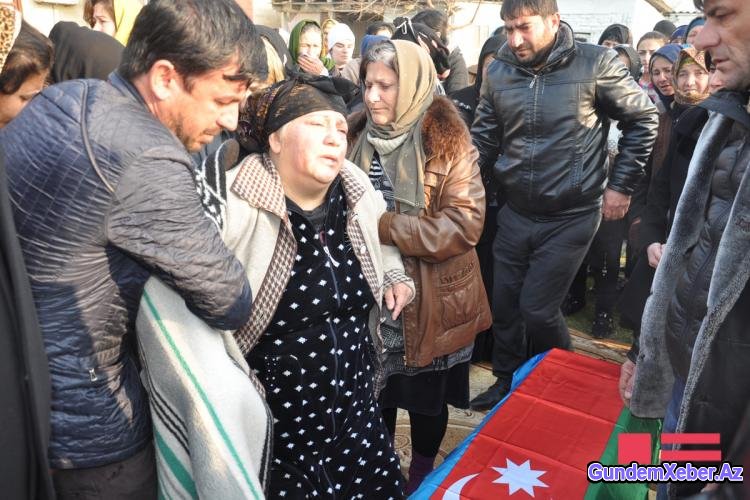 Şəhid əsgərimiz dəfn edildi - FOTO - VİDEO