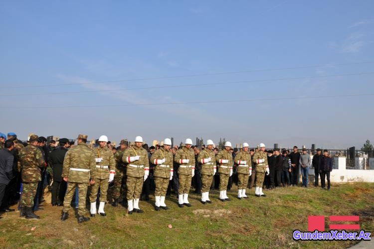 Şəhid əsgərimiz dəfn edildi - FOTO - VİDEO