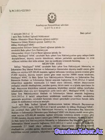 Prokurorluqdan qovulan şirkət rəhbəri haqda şok dosye