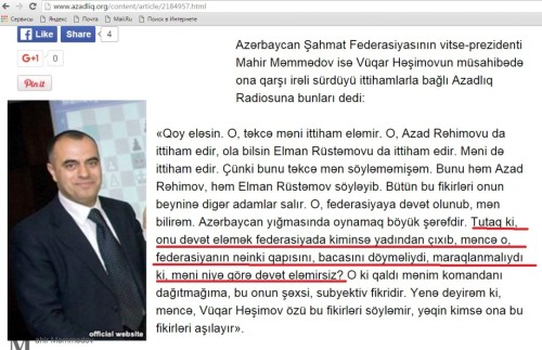 Vüqar Həşimov öldü, yoxsa?!.. - ARAŞDIRMA