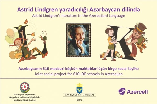 Məşhur uşaq yazarının 9 kitabı Azərbaycan dilinə tərcümə edildi