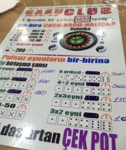Bakının mərkəzindəki qumarxanadan reportaj: “37 - repressiya”, “85 - Muxtar Respublika”... - FOTO/VİDEO