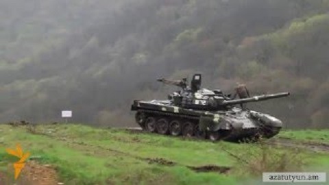 Ermənilərin Qarabağda rus ordusundan istifadə etdiyinin sübutu - VİDEO