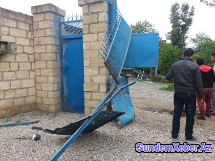 Ermənilərin atdığı mərmi məktəbi dağıtdı - FOTO