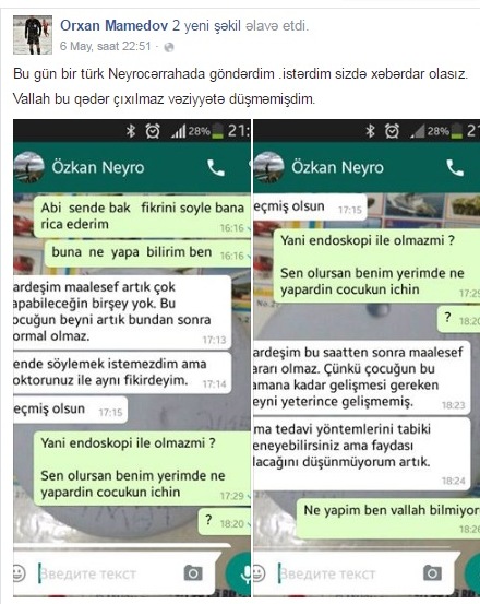  Azərbaycanda futbol hakimi xəstə uşağı üçün formasını satır - FOTOLAR