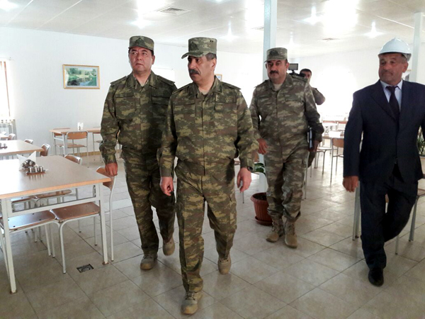  Cəbhə bölgəsində yeni tikilən hərbi hissə istifadəyə verilib