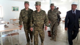Zakir Həsənov cəbhə bölgəsində olub