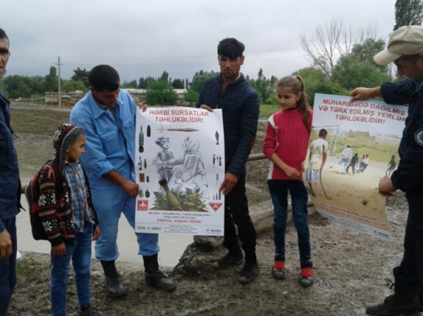 Tərtər və Füzuli rayonlarında partlamamış mərmilər aşkarlanıb