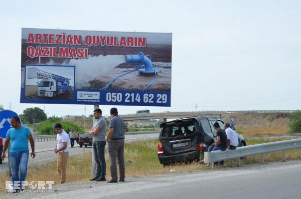 Şabranda ağır yol qəzası: ölən və yaralanan var - FOTO