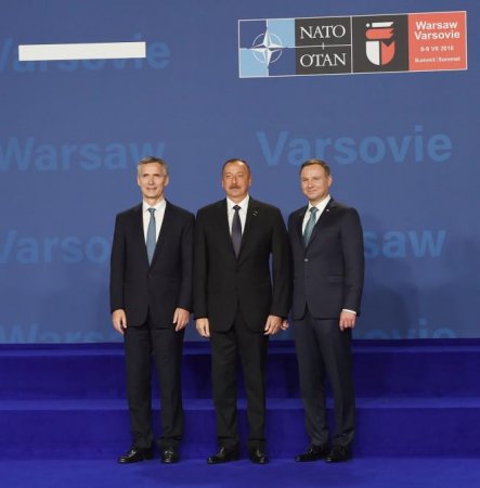 Prezident İlham Əliyev Varşavada NATO Sammitinin açılışında iştirak edib - YENİLƏNİB - FOTO