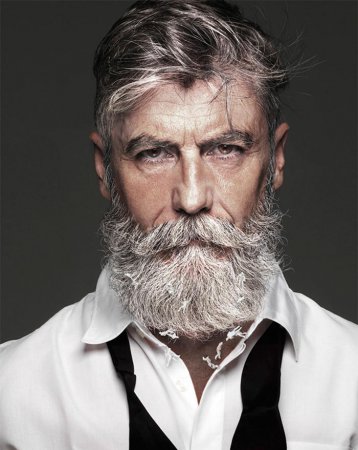60 yaşlı kişi saqqal saxladı, model oldu - FOTO