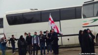 Astara gömrüyündə zəvvarları daşıyan avtobusların növbəsi yaranıb