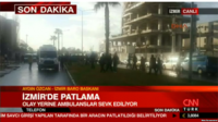 İzmirdə partlayış, yaralananlar var